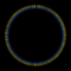 虹色のレンズフレア　グラフィック素材　光テクスチャー素材