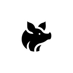 Fototapeta premium Pig Logo. Pig Logo Design. Pig Logo Brand. Pig Logo Vector Design Isolated on White Background