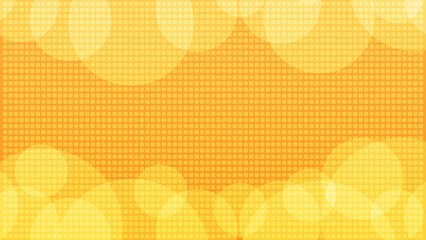 Bright Orange Abstract Background With Circular Patterns and Gradient Lighting Effects