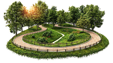 Fototapeta premium Transforming Sustainable Urban Planning Innovative Green Infrastructure for Energy Efficiency and Resilience