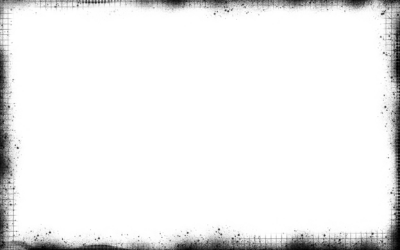 Grunge frame boundary texture on an isolated background