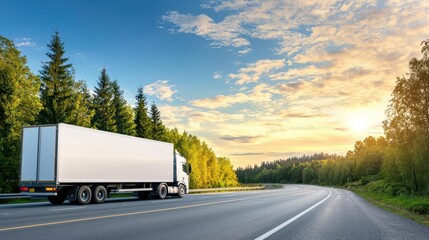 Autonomous truck with realtime cargo tracking overlay, nextgen logistics systems, efficient freight management