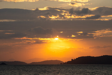 Fototapeta premium sunset at the beach