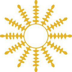 Beautiful flower art and mandala vector design