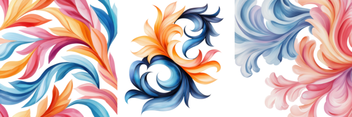 Captivating Abstract Fluid Swirls and Waves of Vibrant Color and Motion