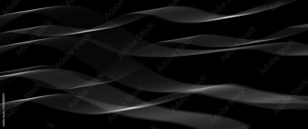 Wall mural abstract background with wavy lines