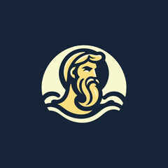 God Poseidon Logo