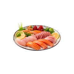 japanese sashimi transparent background