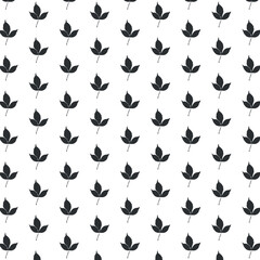 leaves seamless pattern background vector template