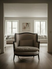 modern living room with sofa