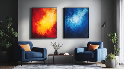 Sleek and modern abstract designs with high-fashion energy and glowing light