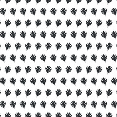 leaves seamless pattern background vector template