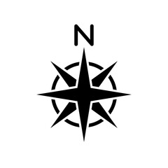 Compass icon design template