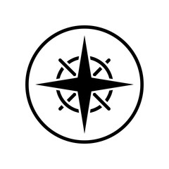 Compass icon design template