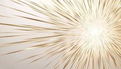 Golden Rays Emanating From Central Light Source