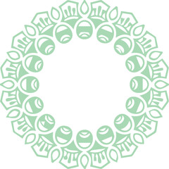 Beautiful flower art and mandala vector design