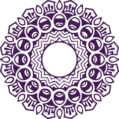 Beautiful Mandala Art and Vector Mandala Design Image.