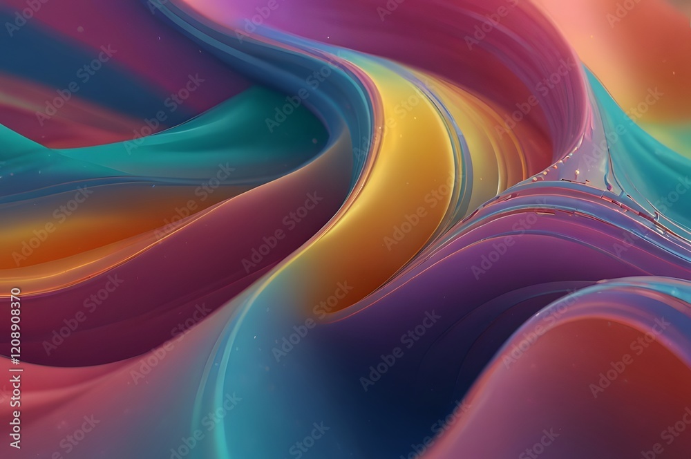Fototapete abstract colorful slanting lines wallpaper | blurred design illustration | graphic texture with moving conception pattern and geometric flow background
