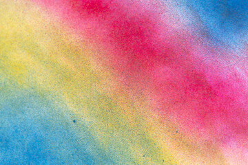 カラフルなスプレー塗料で塗った背景