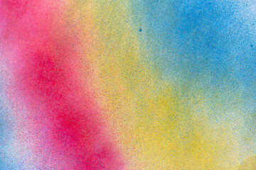 カラフルなスプレー塗料で塗った背景