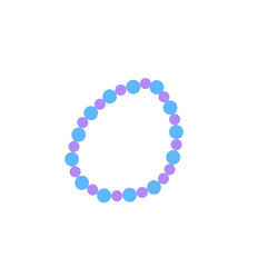 colorful beaded bracelet