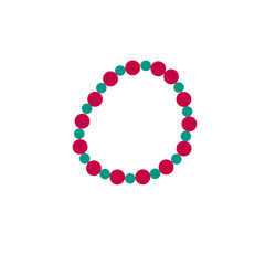 colorful beaded bracelet
