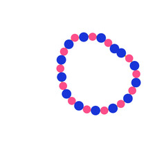 colorful beaded bracelet