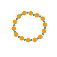 colorful beaded bracelet