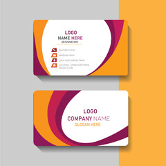 Creative corporate  luxurious business card 
