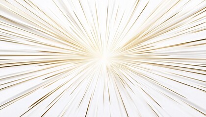 Obraz premium Abstract White Gold Radiating Lines Design