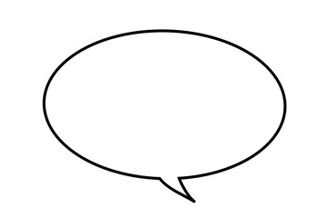 シンプルな吹き出し