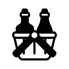 Drink Basket Solid Style