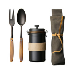 Outdoor eating essentials picnic gear nature close-up