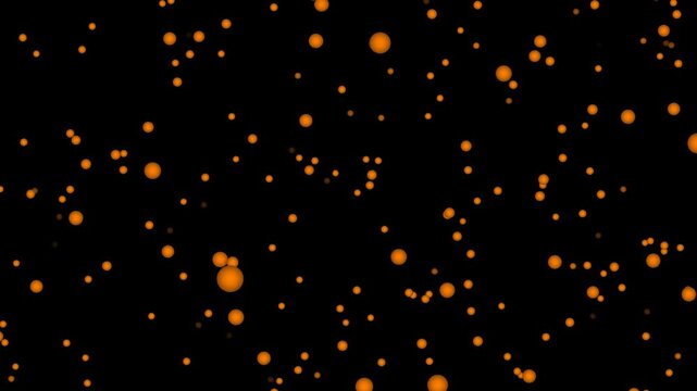 Orange Dots Circles Balls Black Background Abstract Image Texture Pattern Wallpaper Smartphon