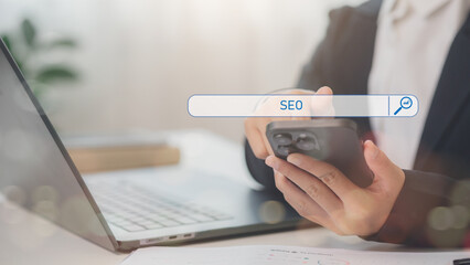 Businessmen use SEO tools, and SEO Search Engine Analysis, SEO Search Engine, dominate search engine rankings with strategic optimization techniques. digital marketing