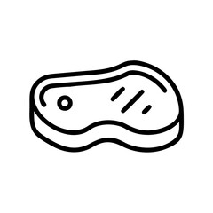 raw meat icon design
