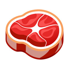 raw meat icon design