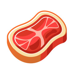 raw meat icon design