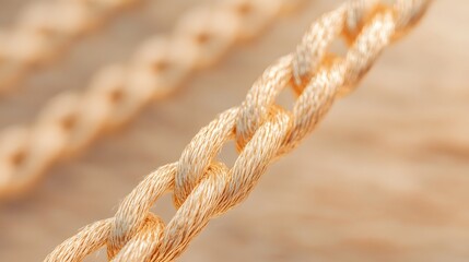 golden chain abstract background, Generative AI