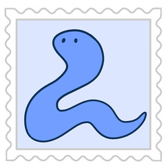 우표, stamp, postal stamp, 우표일러스트, 귀여운 우표