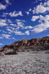 Salt Mountain Range, Valle de la Luna, Atacama desert, San Pedro de Atacama, Chile