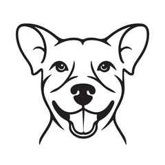 dog silhouette vector