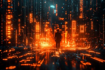 Fototapeta premium Efficient IT Operations: Streamlining Incident Management for Business Technology Success