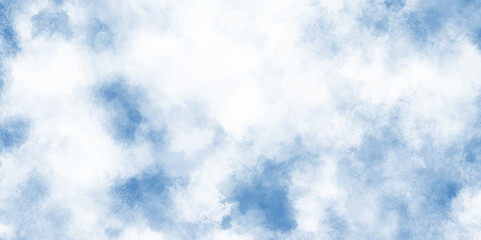 sky clouds for wallpaper backdrop background, watercolor abstract texture with white clouds and blue sky, shiny and clear painted light blue clouds watercolor background.