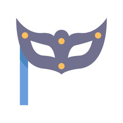 Party Mask Flat Style