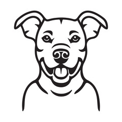 dog silhouette vector