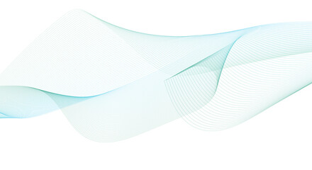 Abstract curved lines, flowing wave lines background. 