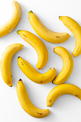 bananas isolated on white background