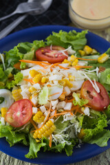 salad with vegetables and fruit