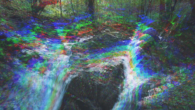 RGB Shift Zoom In Transitions